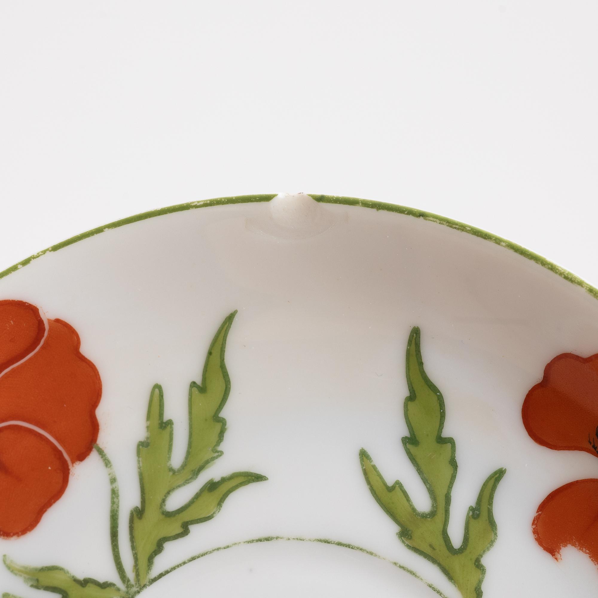 Hans Eduard von Berlepsch-Valendas, An 11-piece Art Nouveau porcelain service, Köppelsdorf Nord, Germany.