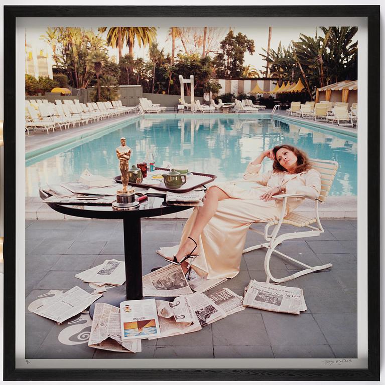 Terry O'Neill, "Faye Dunaway, Hollywood, 1977".