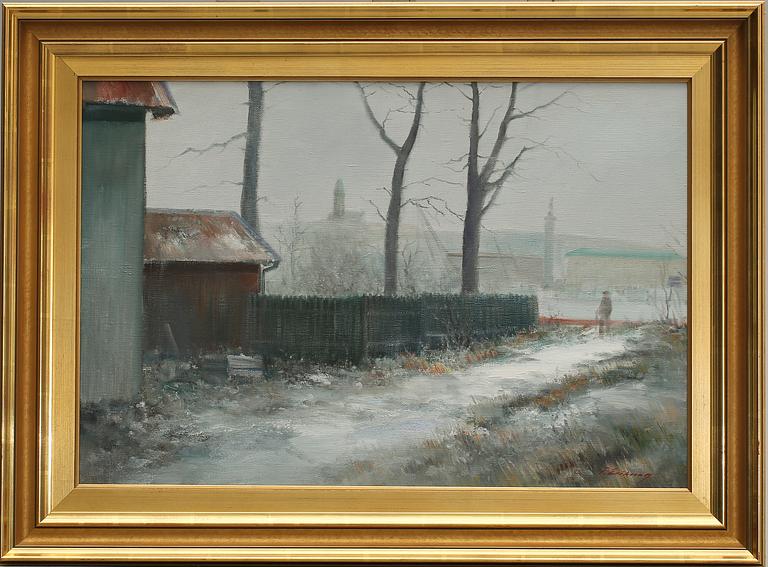 TAGE ERIKSSON, olja på duk, signerad.