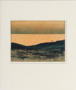 LG LUNDBERG, blandteknik på pannå, signerad samt daterad 1995.