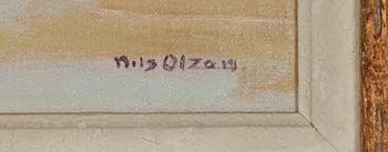 NILS OLZON, olja på duk, sign.