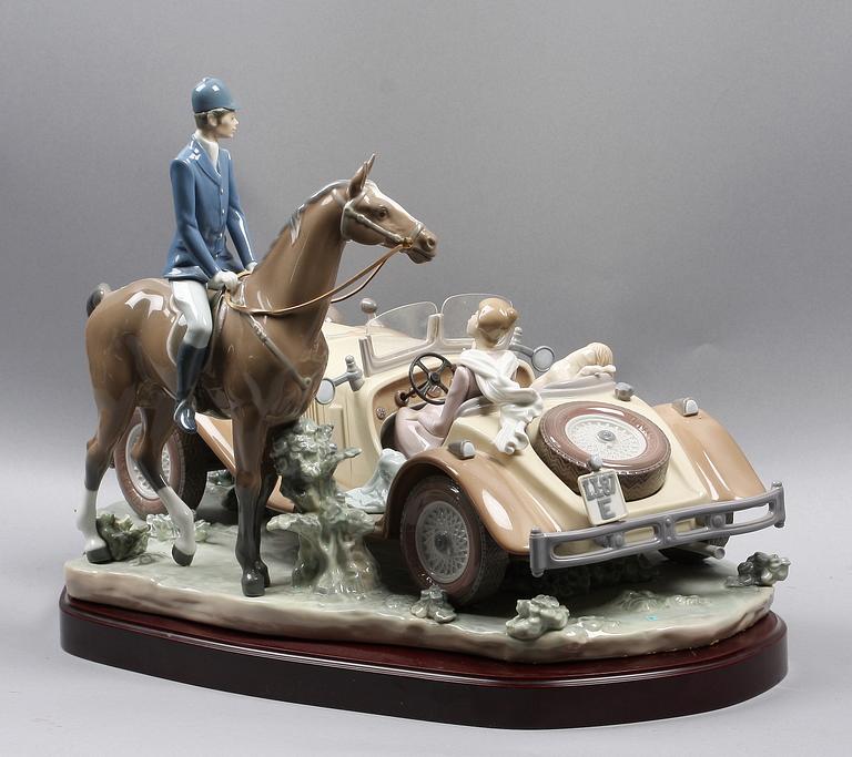 FIGURIN, porslin, Lladro. Märkt No. 841. Tillverkningsår 1991.