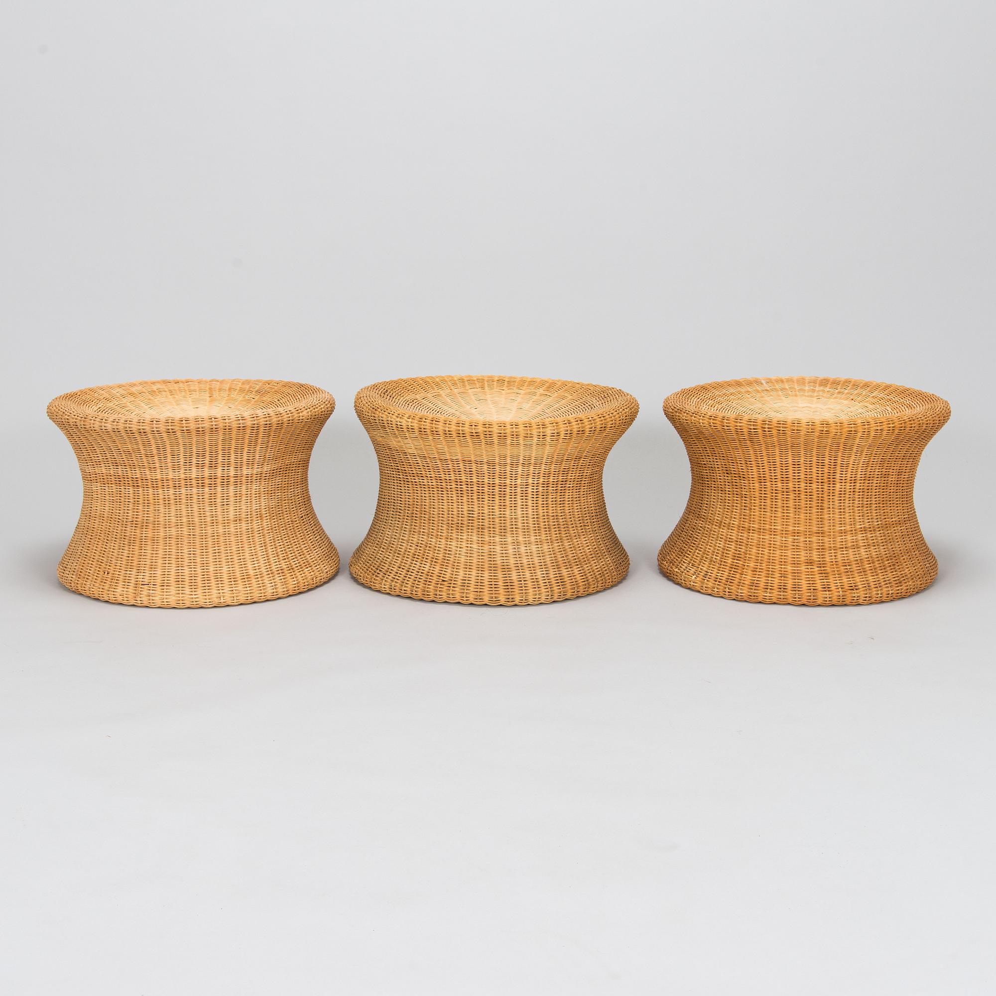 Eero Aarnio, Three stools "Story Stool" made by Sokeva.