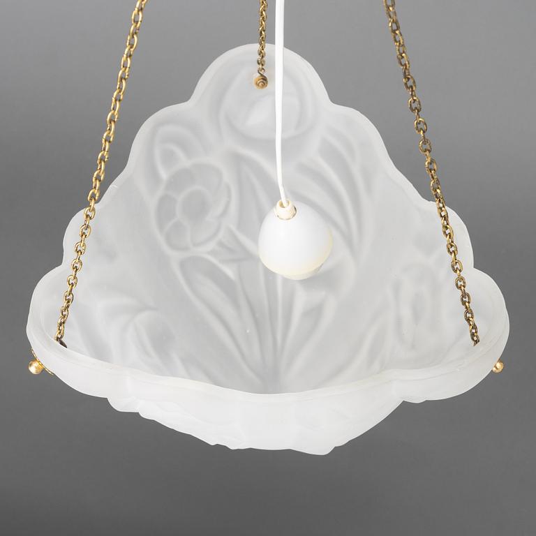 Ceiling lamp, possibly France, first half of the 20th century.