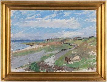 HUGO ZUHR, oil on canvas, signed.