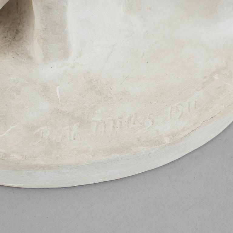 RUTH MILLES, gips, signerad, dat 1911.