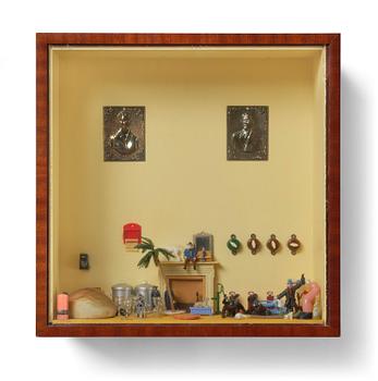 277. Marie-Louise Ekman, "Skåp med öppen spis och porträtt".