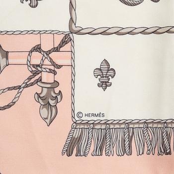 Hermès, scarf, "View of the Galley La Réale".