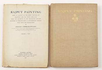 BOK, 2 vol, "Rajput Painting" av Ananda Coomaraswamy, 1916.