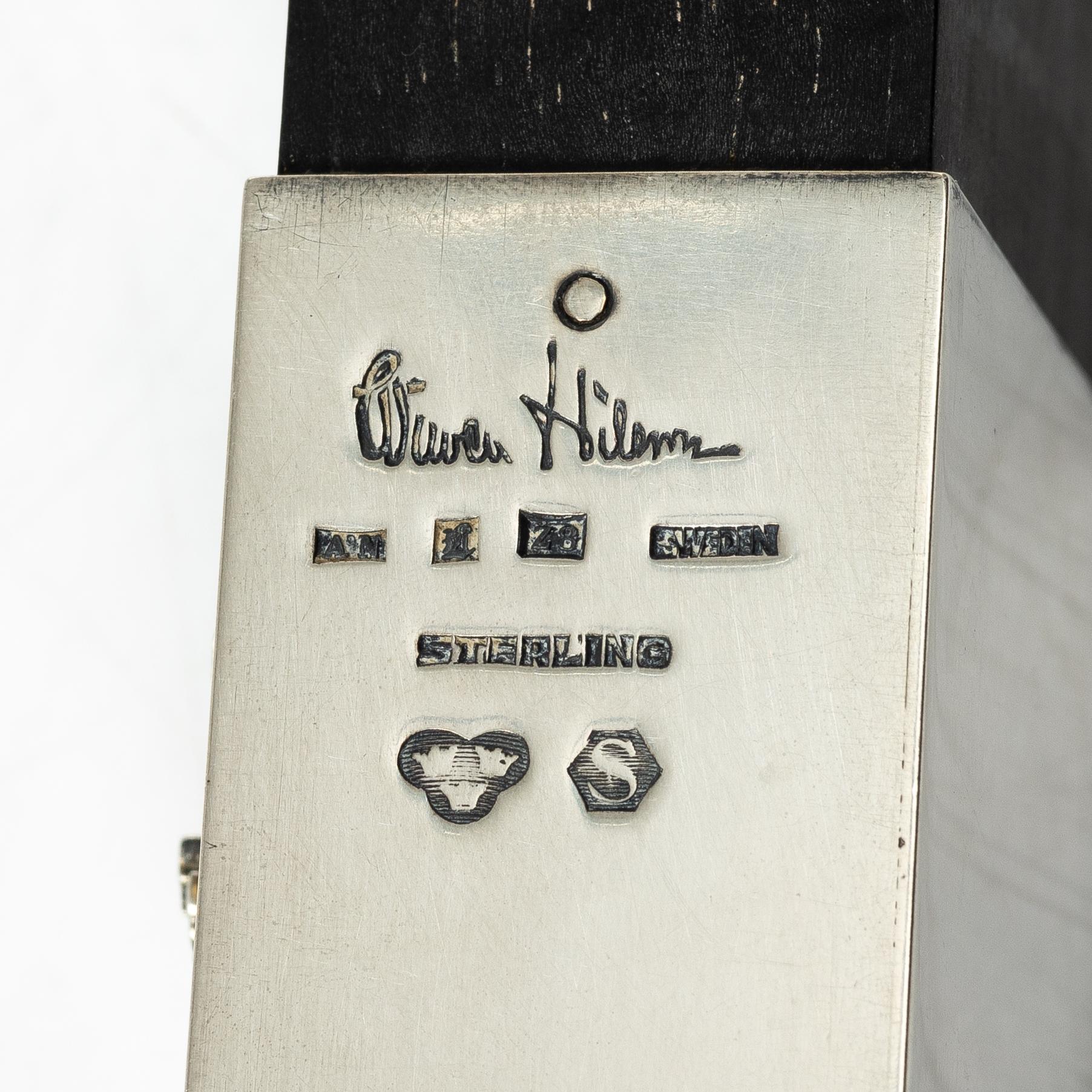 Wiwen Nilsson, Seal stamp, sterling silver and wood, Anders Nilsson, Lund 1950.