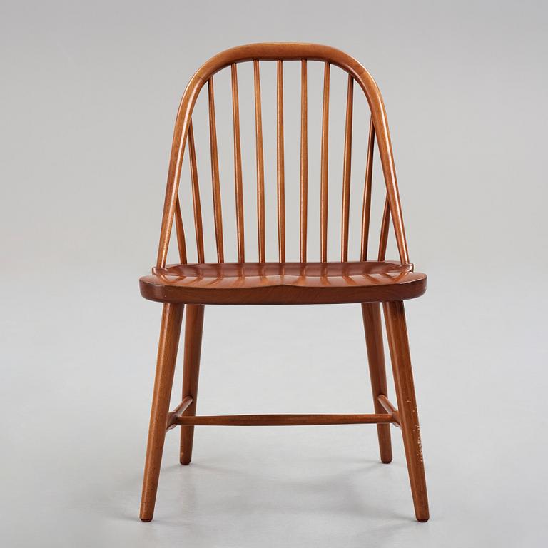 HANS J WEGNER, a chair by cabinetmaker Th. Pedersen for the Nyborg Public Library, Denmark, 1938.