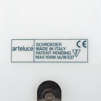 Marcello Ziliani, a pair of 'Schroeder' wall lamps, Arteluce, Italy.