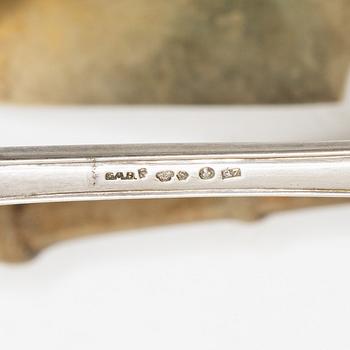 Cutlery, 30 pieces, silver, including Sweden, 19th century.