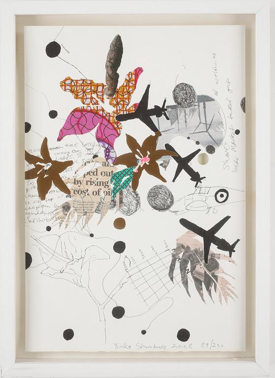 YINKA SHONIBARE. Färglitografi, signerad och daterad 2008, numrerad 89/200.