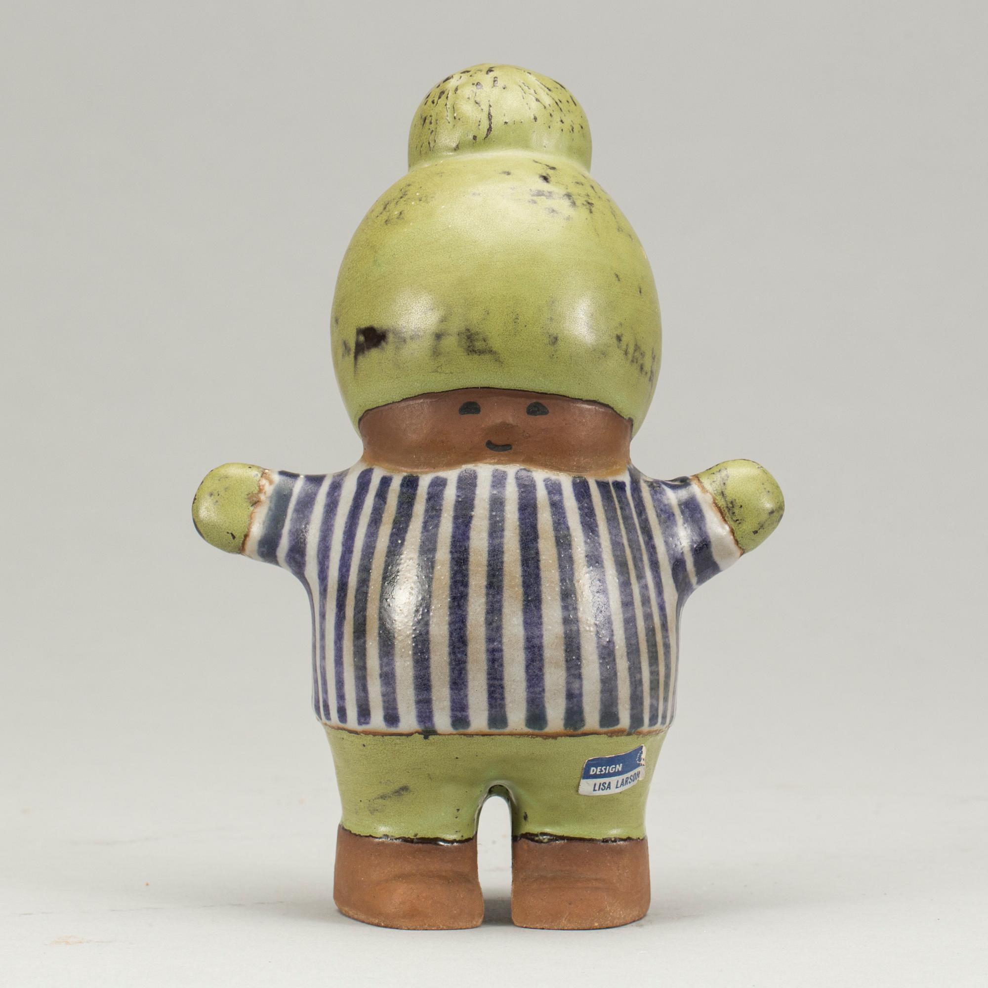 FIGURIN, stengods, Lisa Larson, Gustavsberg, 1900-talets andra hälft.