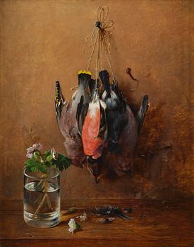 20. Henrik Theodor Lundh, Stilleben med fåglar.