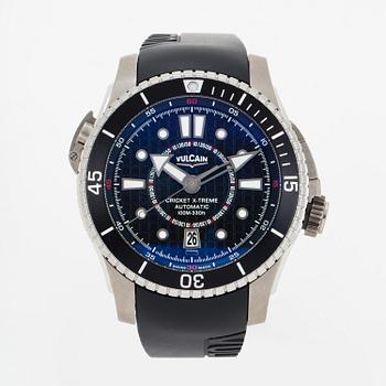 VULCAIN, Cricket X-TREME, wristwatch, 44 mm.