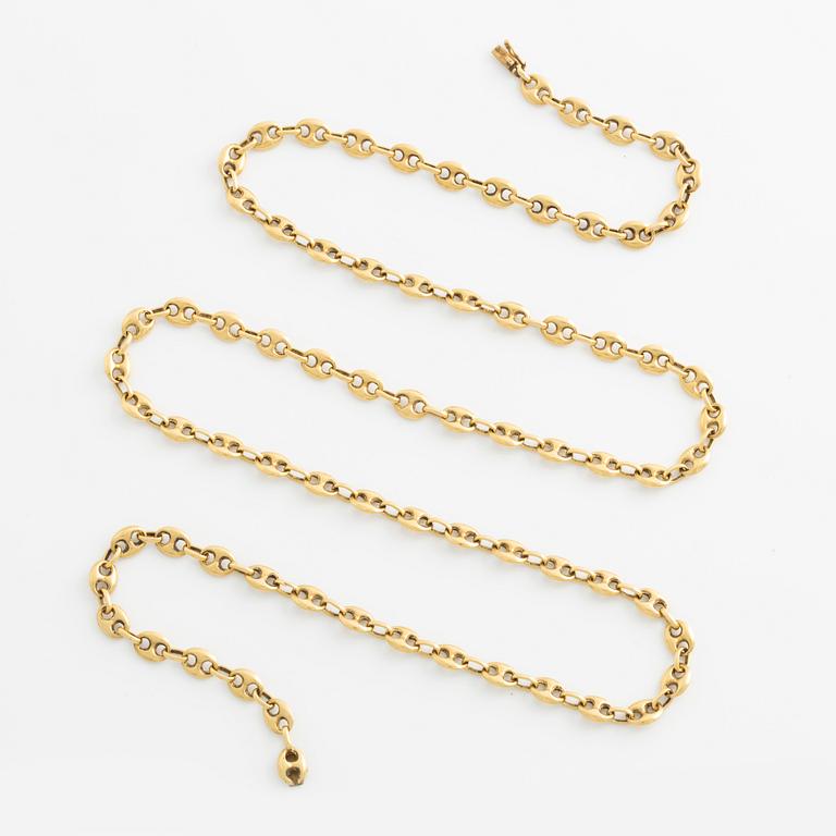 Necklace, 18K gold.