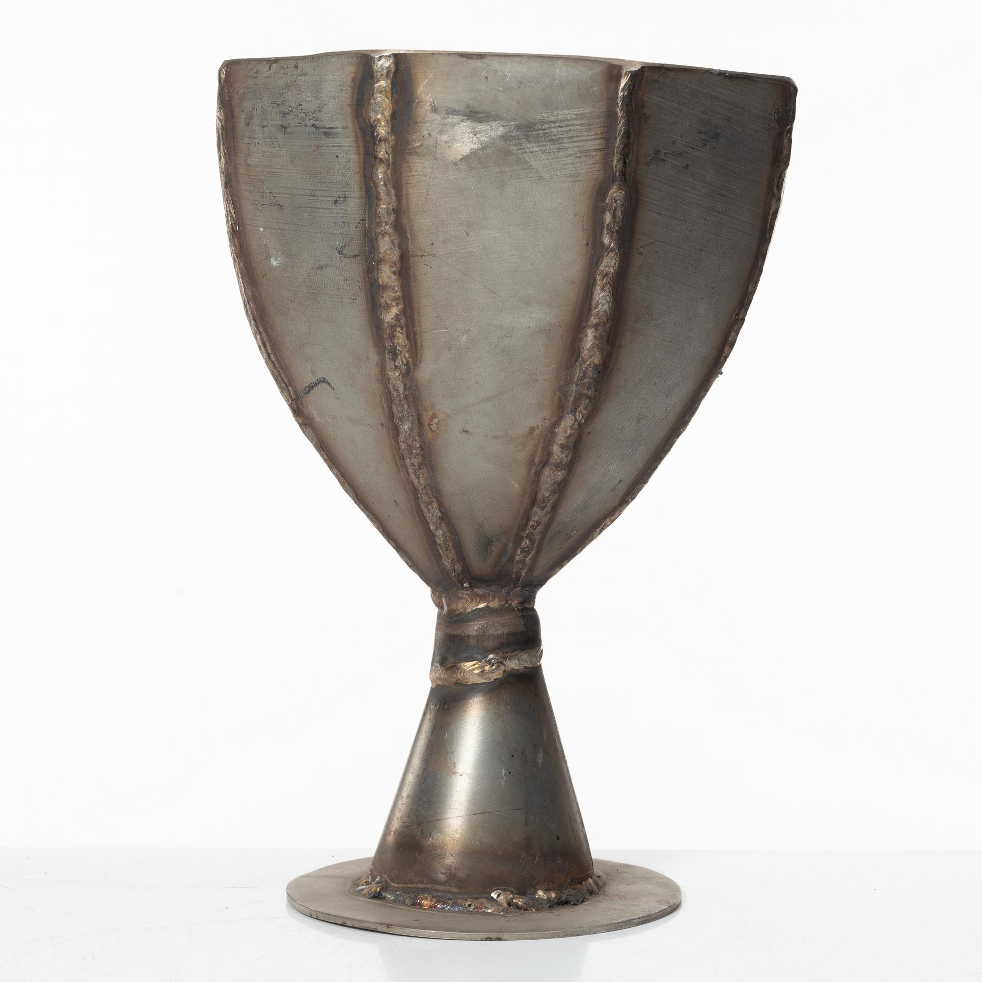 Allan Ebeling, skulptur, pokal, järnsmide, Torshälla 1960-tal.