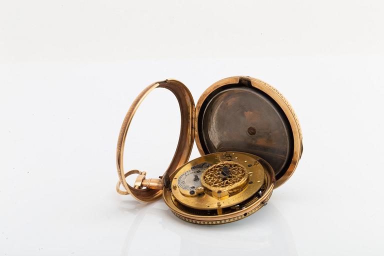 POCKET WATCH, Chevaler et Compagnie, turn of the century 1800, 52 mm.