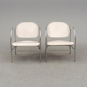 A pair of end of the 20th century  'Sven' chairs by Mats Theselius for Källemo.