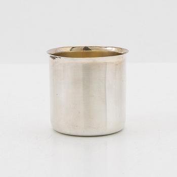 Cups, 6 pcs, silver, GAB, Stockholm, 1967-1971.