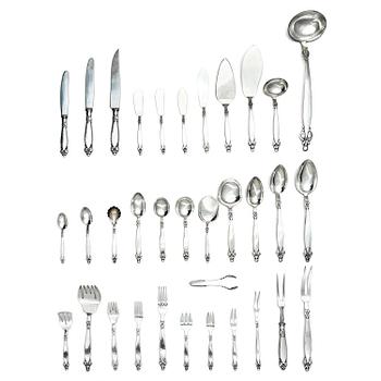 536. Wilkens & Söhne, a silverware set, model 'Kronborg Castle', 161 pieces, Bremen, Germany mid 20th century.