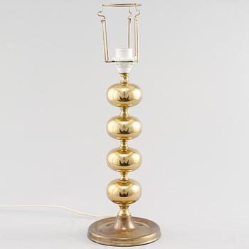 BORDSLAMPA, 1900-talets andra hälft.