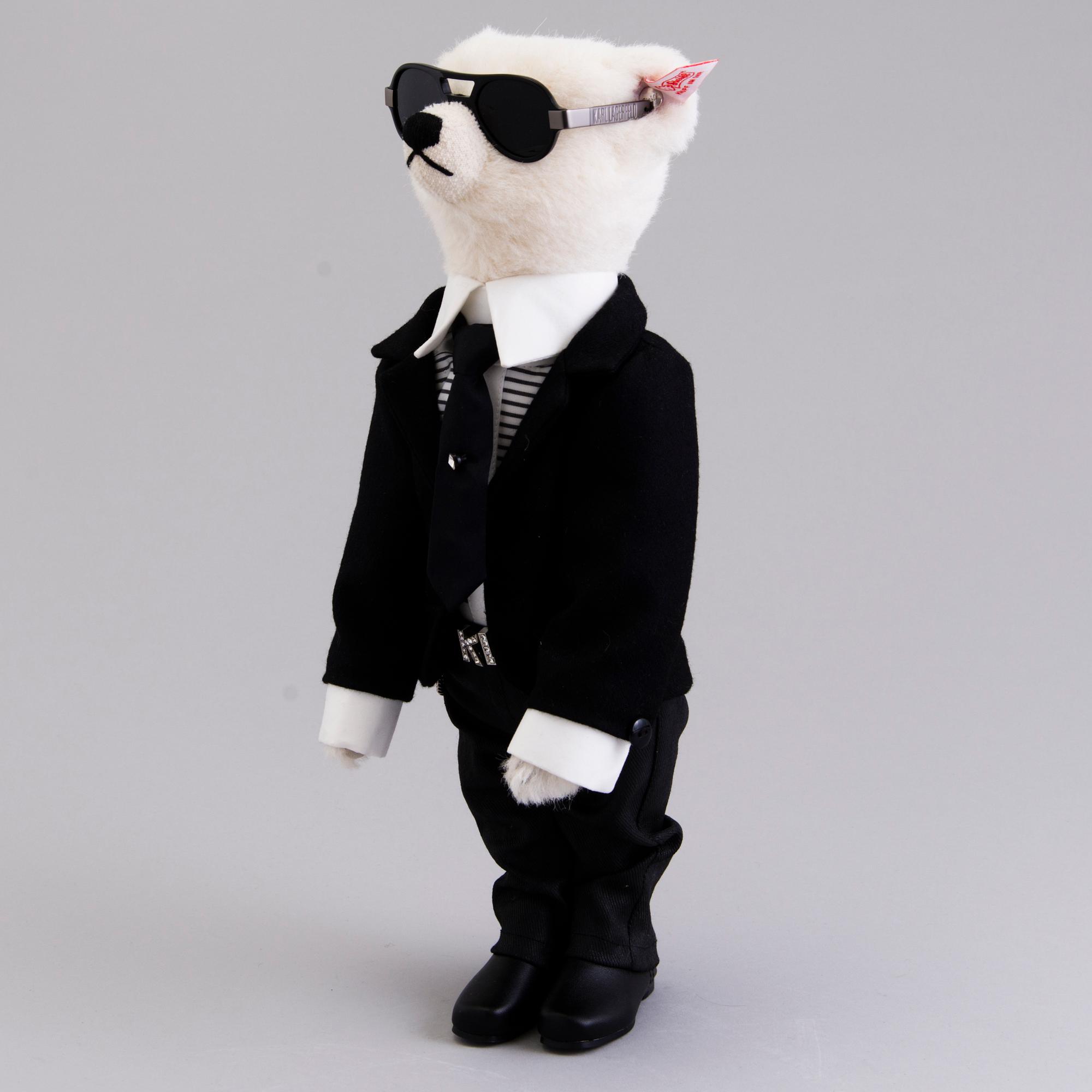 A Karl Lagerfeld Steiff Teddy Bear, Limited edition, numbered 1190/2500, Germany 2009.
