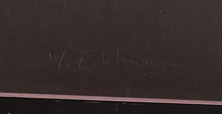 YRJÖ EDELMANN, färglitografi, signerad och numrerad E.A. XI/XX.
