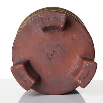 Wilhelm Kåge, a "Farsta" stoneware vase, Gustavsberg Studio 1960.