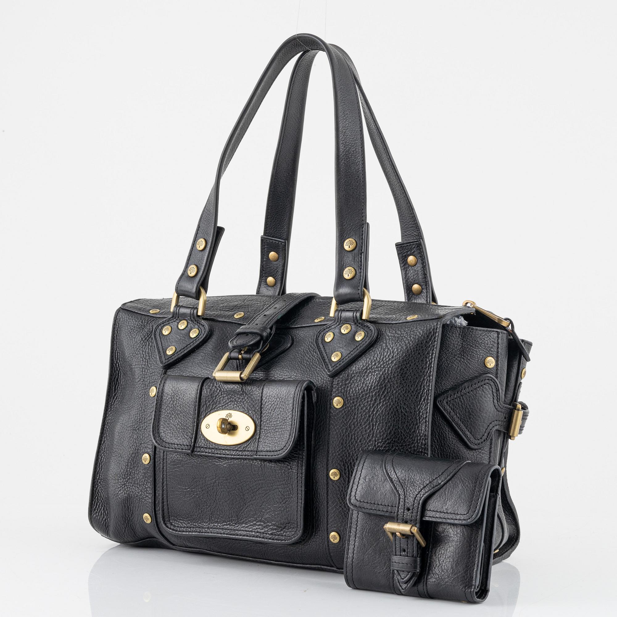 Mulberry, väska och plånbok.