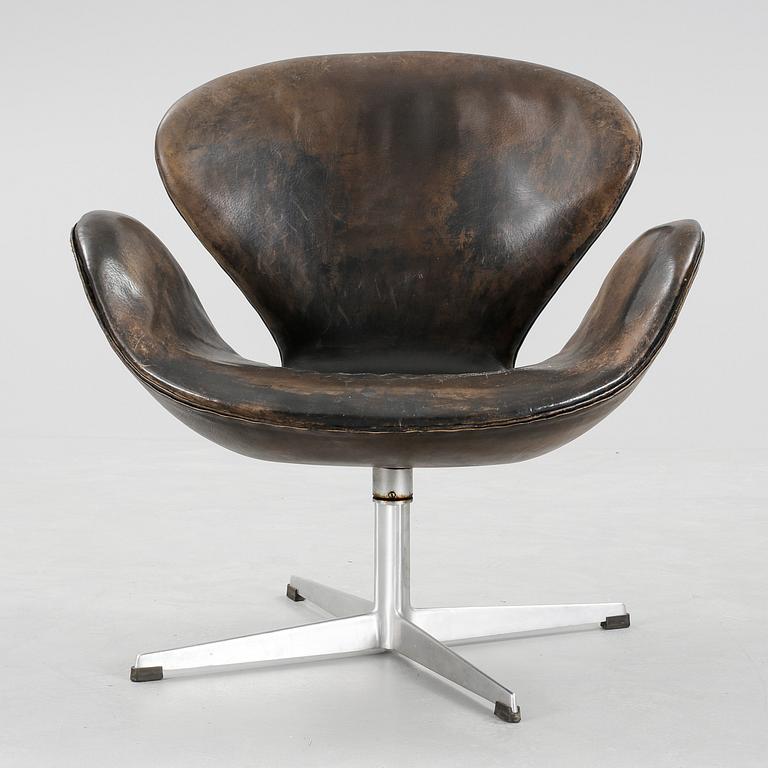 FÅTÖLJ, "Svanen", Arne Jacobsen, Fritz Hansen Danmark, 1960-tal.