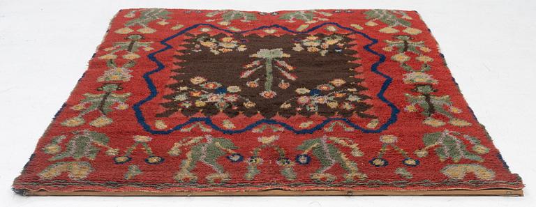 Rug, probably Åland, 190 x 155 cm.