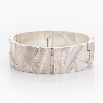 Björn Weckström, Bracelet, “Cataract”, silver, Lapponia 2013.