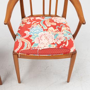 A pair of 'Herrgården' armchairs by Carl Malmsten, second half of the 20th Century.