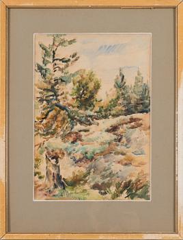 Mikko Carlstedt, water colour, signed and dated-19.