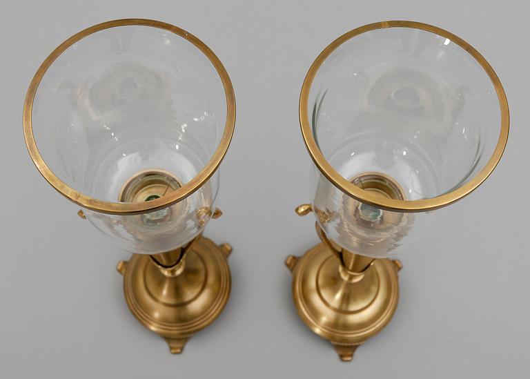 LJUSSTAKAR, 1 par, 1900-tal.