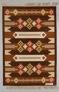 Ingegerd Silow · MATTA, rölakan, "Frösön", signerad IS, Ingegerd Silow, ca 240 x 170 cm.