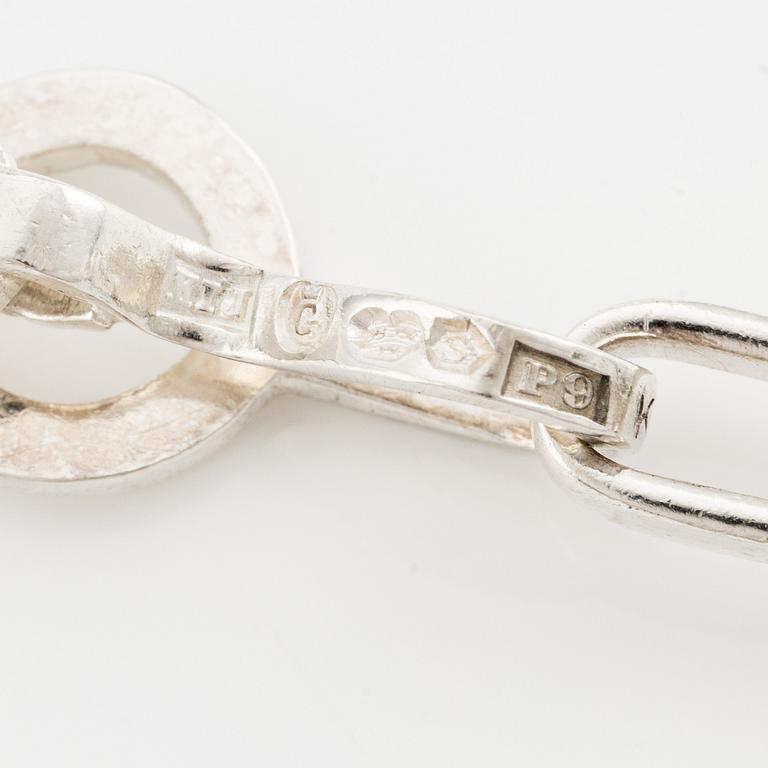 Karl-Ingemar Johansson, collier och armband, silver, Göteborg 1965.