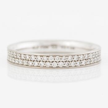 Georg Jensen, ring "Magic" full eternity band 18K white gold with brilliant-cut diamonds.