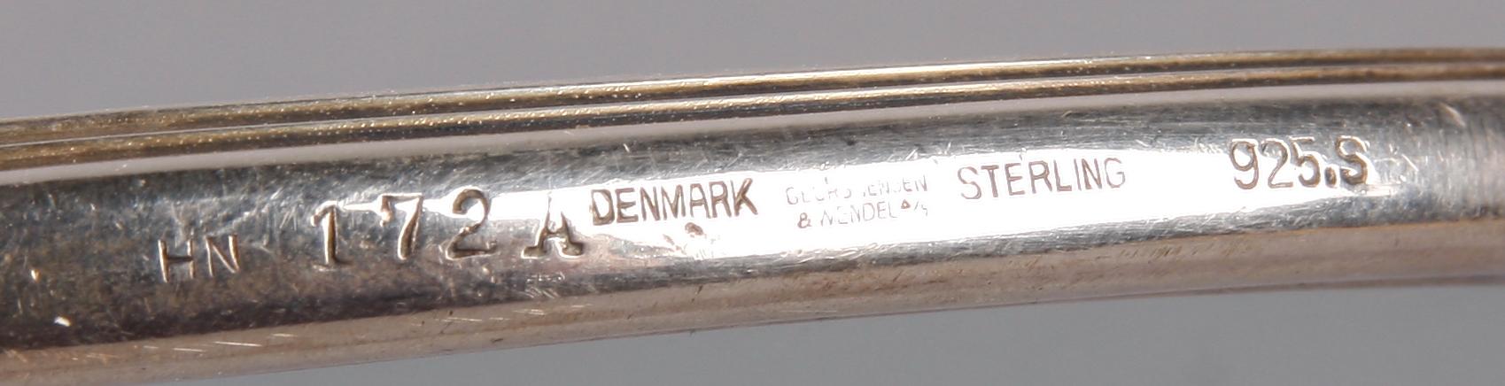 TOILETTEUPPSÄTTNING, 3 delar, sterlingsilver, Georg Jensen, Danmark.