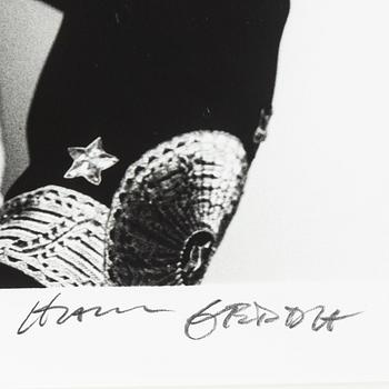 Hans Gedda, fotografi signerad.