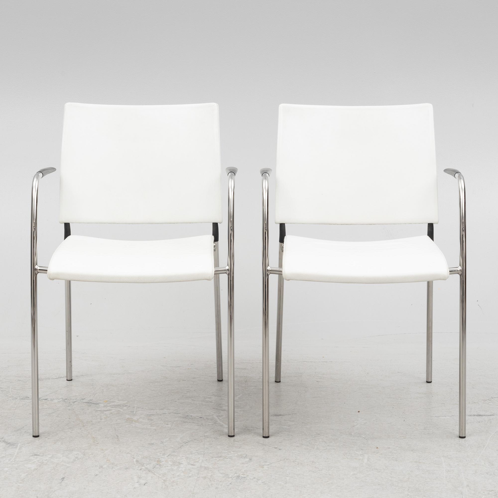 Johannes Foersom & Peter Hiort-Lorenzen, a set of eight 'Spira' chairs, Lammhults.