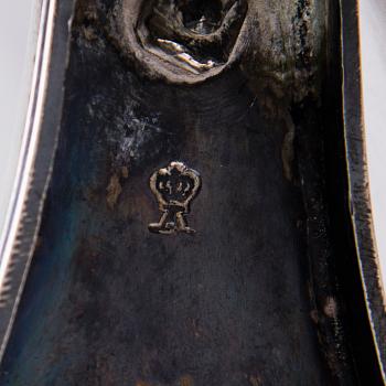 SOCKERSKÅL, silver, Carl Anton Carlborg, Åbo 1823.