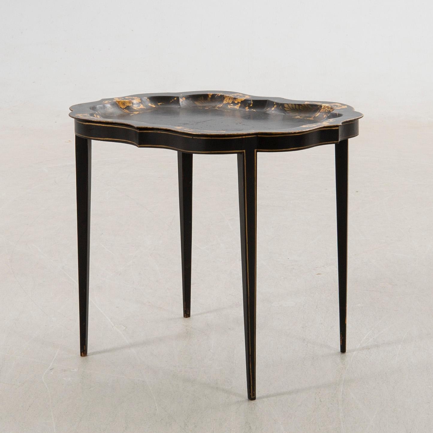 Brick table, Rococo style, 19th century.