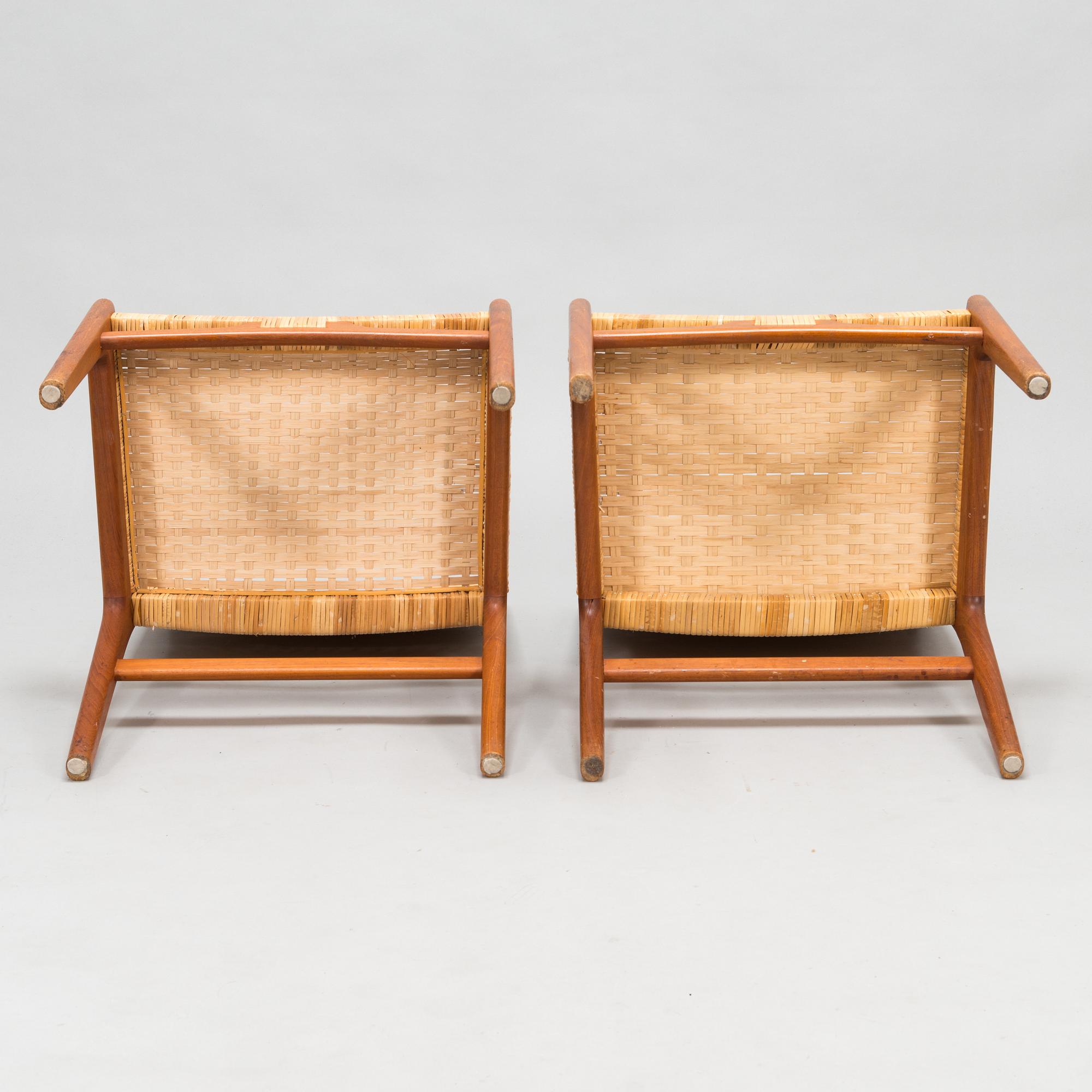 Hans J Wegner, tuoleja 7 kpl, malli  CH-31 Carl Hansen & Son, Tanska 1960-luku.