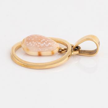 Sven-Erik Högberg, 18K gold med shell.