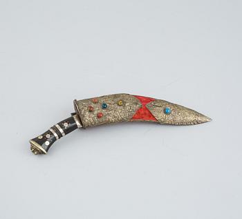 KNIV, nepalesisk, 1900-tal.