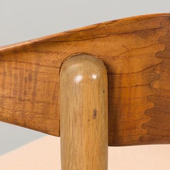 4 "COWHORN"  CHAIRS , SM521, KNUD FAERCH, DENMARK.